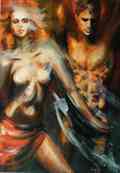 Amanti - olio su tela - cm 50x80 - 2013 756/27.jpg